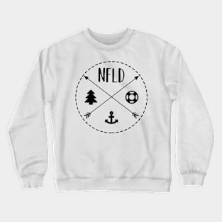 Newfoundland Minimalistic Design || Newfoundland and Labrador || Gifts || Souvenirs || Clothing Crewneck Sweatshirt